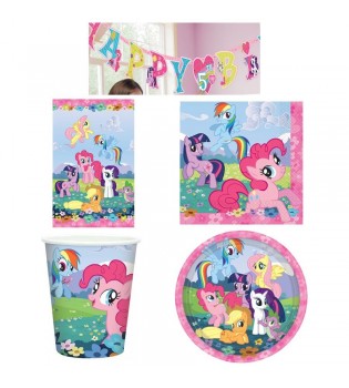 MIO MINI PONY originale festa bicchieri piatti tovaglia tovaglioli festone S79